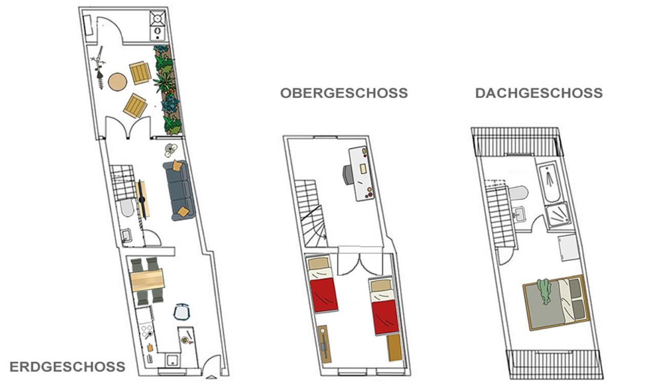 Altstadthaus "Schlaegertwiete Nr.3" Lüneburg Exteriér fotografie